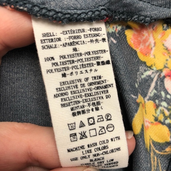 NWT Free People Run Around With Me Printed Tunic - Picture 10 of 11